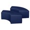 Regency Aurora Curved Vinyl Ottoman (Set of 2)- Naval Blue N6265NB2PK - alternate 1